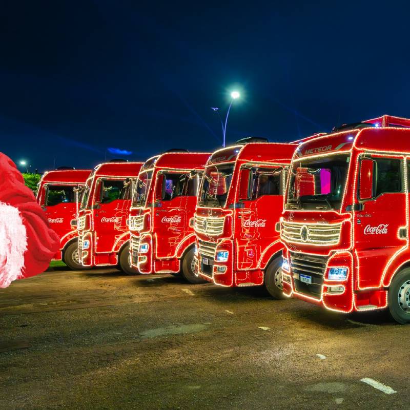 Caminhão Coca Cola Caravana Natal