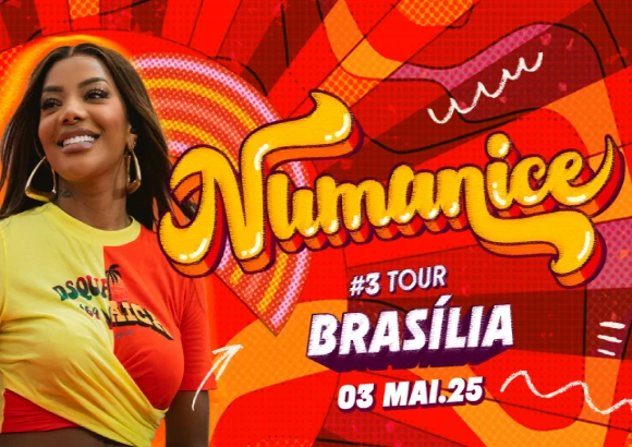 Ludmilla em Brasília 2025 turnê Numanice 3 Tour 3 de maio de 2025