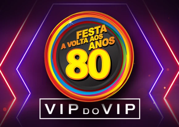 Festa A Volta aos Anos 80 Vip do Vip 18 maio 2024 Temporâneo AABB Brasília
