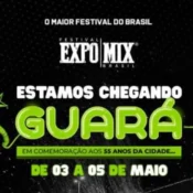 Festival Expomix Guará 2024 3 4 5 de maio Guará Brasília DF