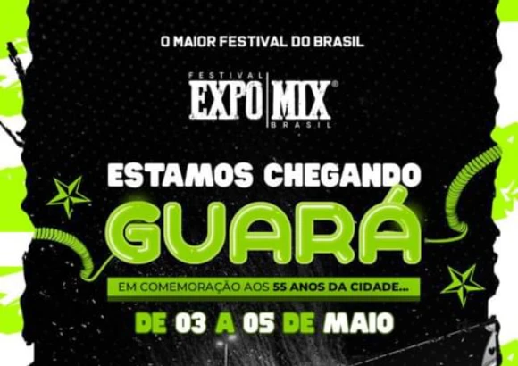 Festival Expomix Guará 2024 3 4 5 de maio Guará Brasília DF