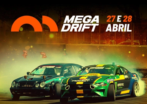 Campeonato Mega Drift Brasil em Brasília 27 e 28 de abril Estacionamento 1 do Parque da Cidade