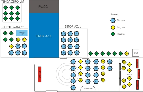 Réveillon Cassab 2025 Brasília Mapa